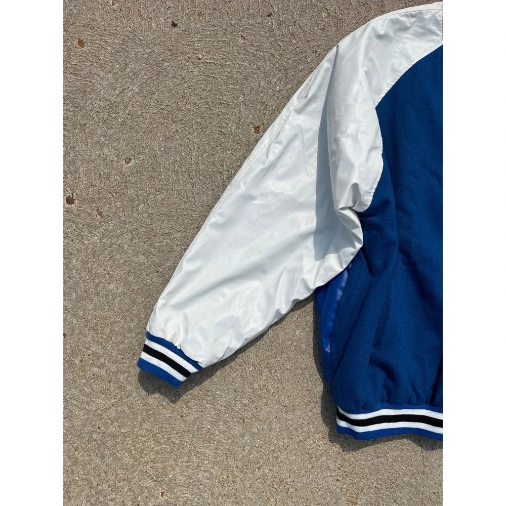 Vintage Duke Blue Devils Varsity Jacket Mens 2XL Blue Wool Steve And Barrys